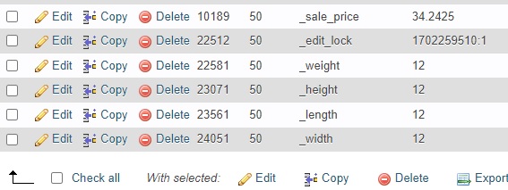 target.meta_key IN ('_weight', '_height', '_length', '_width')